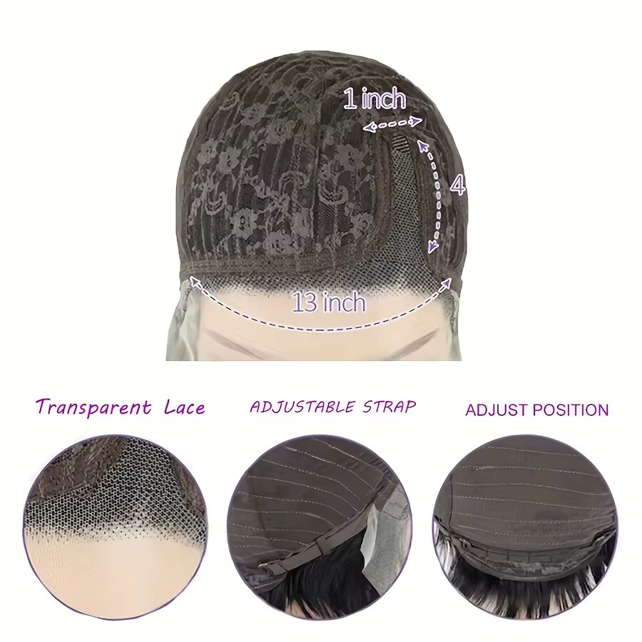 Linhua Pixie Cut Echthaar Perücke, kurzer Bob, Lace-Front, Damen - Bild 6