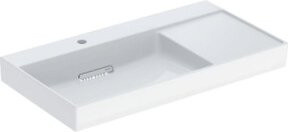 Geberit Waschtisch One Keramik Weiß B: 90 cm, T: 48,4 cm - Bild 1