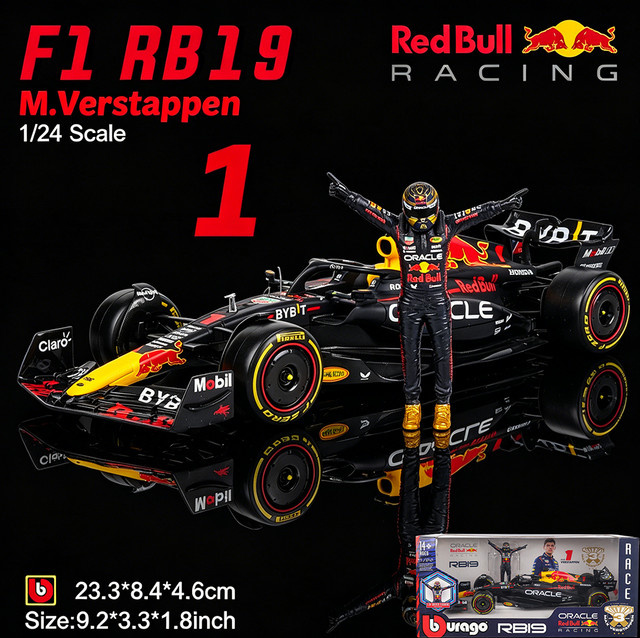Bburago Red Bull Racing RB19, Spielzeugauto-Modell, 1:24, ab 14 Jahren - Bild 1