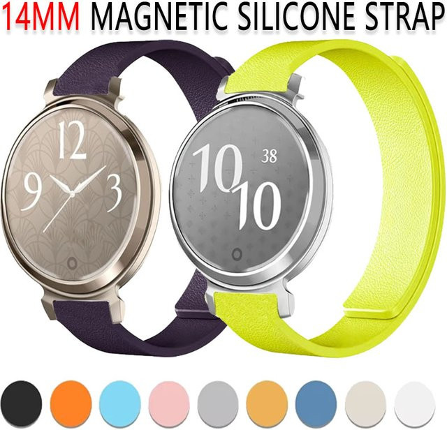Uhrenarmband Silikon, 14 mm, magnetisch, Unisex - Bild 1