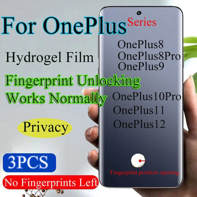 OnePlus Privacy Hydrogel Displayschutz für OnePlus 11, transparent - Bild 1