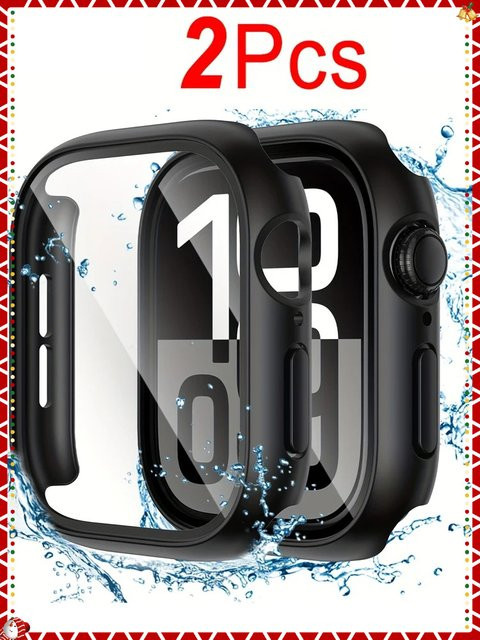 PEO Screen Protector Fall Abdeckung für Apple Watch, Schwarz - Bild 1