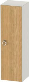Duravit Halbhochschrank White Tulip in Weiß mit 3 Glasfachböden, Wandmontage, B/T/H: 40 x 36 x 132 cm - Bild 1
