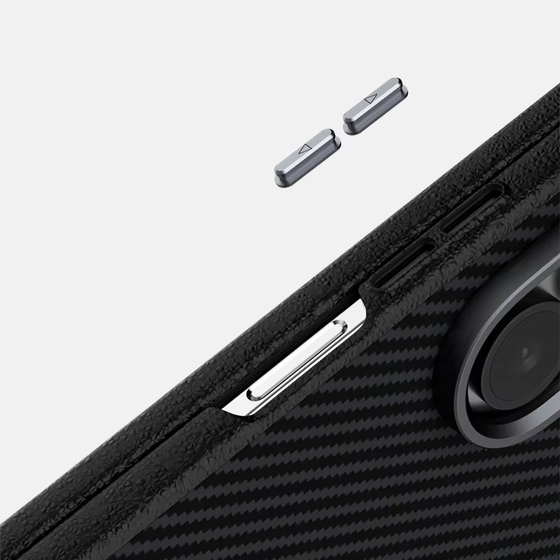 Magsafe Magnetische Schutzhülle aus Carbon Fiber für Samsung Galaxy Z Fold 7, Z Fold 6 und Z Fold 5 in Schwarz oder Lila - Bild 3