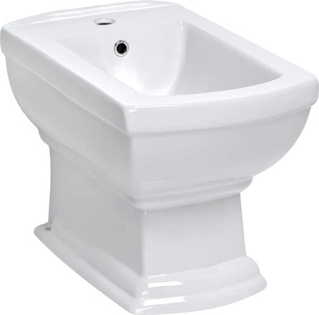 Kerra Nostalgie Standbidet Kleopatra 12 aus Keramik in Weiß Glänzend