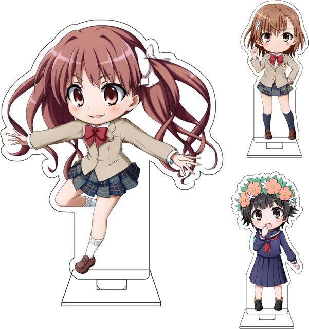 Bandai A Certain Scientific Railgun Acryl-Figur Ständerplatte, 10cm - Bild 1