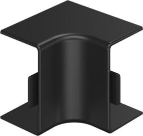 OBO Bettermann Inneneckhaube HI25040SW aus Kunststoff in Schwarz, B/T/H: 2,5 x 4,0 x 2,5 cm - Bild 1