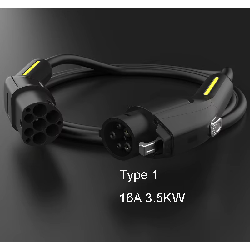 ANDAIIC Ladekabel Typ 2 und Typ 1 für Straßenladestationen und Wallboxen, 5 Meter, Schwarz, Wasserdicht, 3,5kW-22kW, Modus 3, 1-phasig oder 3-phasig - Bild 4