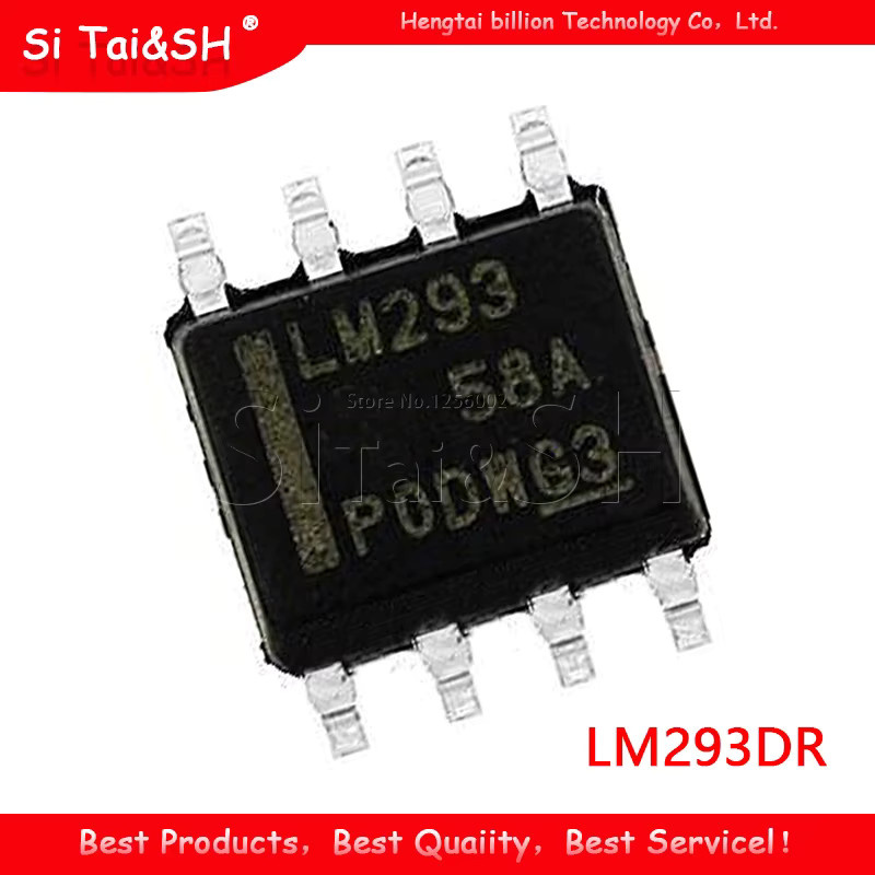 10er Set Si Tai&SH Operationsverstärker LM258DR LM293DR LM311DR LM358DR LM386M LM393DR LM2903DR LM2904DR in Schwarz - Bild 2