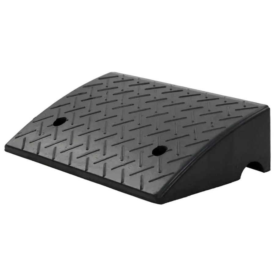 DELUKE Bordsteinrampe MIGO Schwellenrampe aus Gummi in Schwarz, B/T/H: 50 x 32,5 x 14 cm - Bild 2