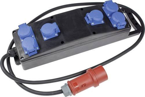 AS Schwabe Baustromverteiler S2 60854 in Schwarz mit 400V und 16A - Bild 1