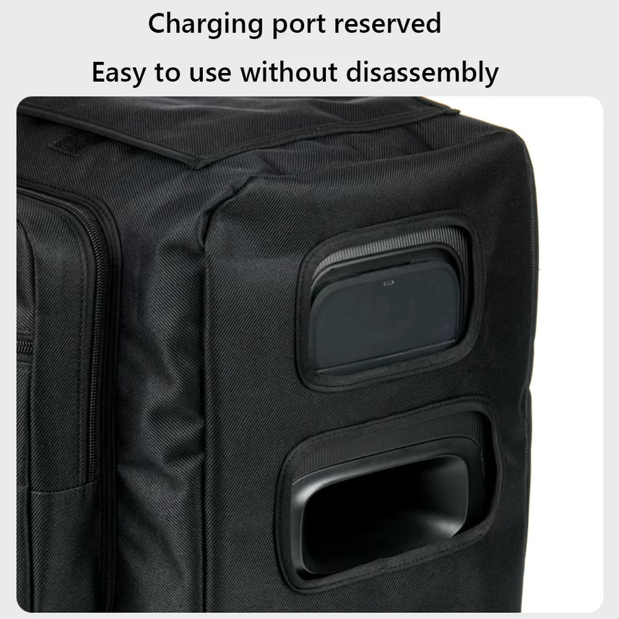 Schützende Lautsprecherhülle in Schwarz als staubdichte Ersatz-Slip-Cover Tragetasche für deinen JBL PartyBox Encore Essential Lautsprecher - Bild 4