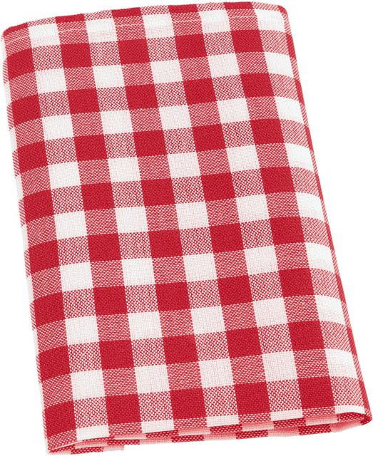 ERWIN M. Serviette Chatelete rot/weiß, 6er Pack, B/L: 40 x 40 cm - Bild 1