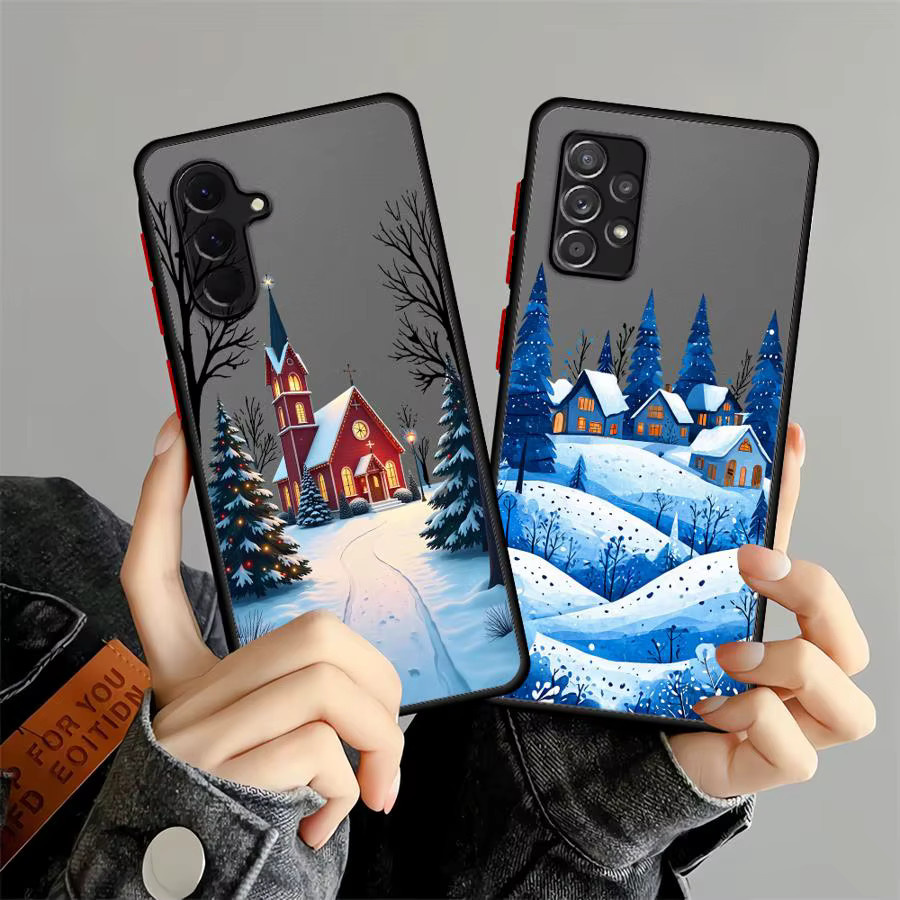 Soft Cover Handyhülle für Samsung Galaxy A52 A71 A21 A36 A22 A23 A32 A73 A25 A26 A56 A72 A31 mit Weihnachtsmann Motiv in Multicolour - Bild 6