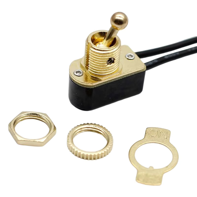 MT-2021 Standard-Kippschalter mit Drahtseil, vorverdrahtet, SPST-Kontakte, AC 250V 6A - Bild 3