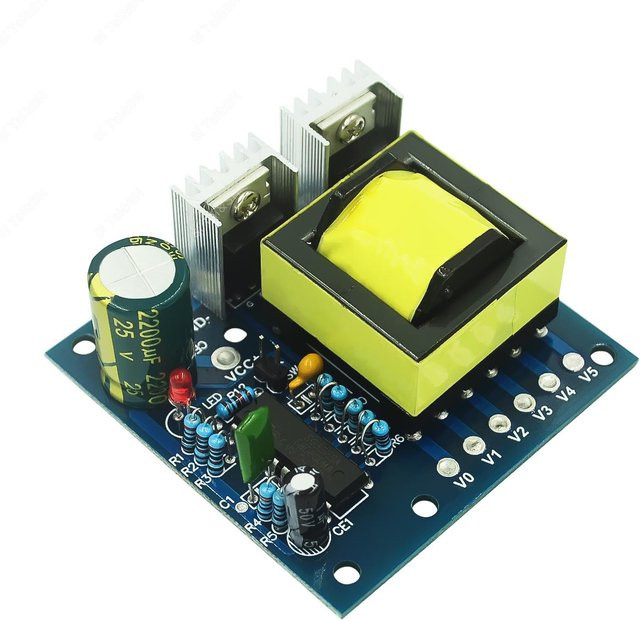Si Tai&SH 150 W DC 12 V zu AC 110 V 220 V Wechselrichter Konverter Hochfrequenz Boost Board 20 KHZ in Beige - Bild 1