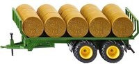 SIKU Rundballenahänger Modellfahrzeug Landwirtschaft 1:32 grün/goldgelb - Bild 1