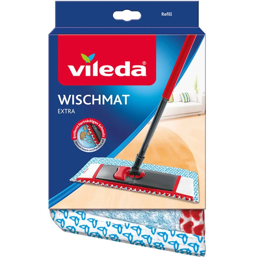 Vileda Wischmat Extra Ersatzbezug in Blau B/B: 15 x 40 cm - Bild 4