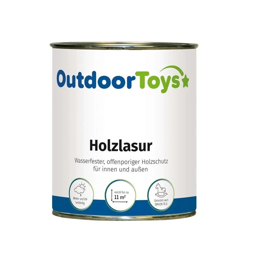 OutdoorToys Wasserbasierte Holzlasur Natur Transparent 0,75 l - Bild 2