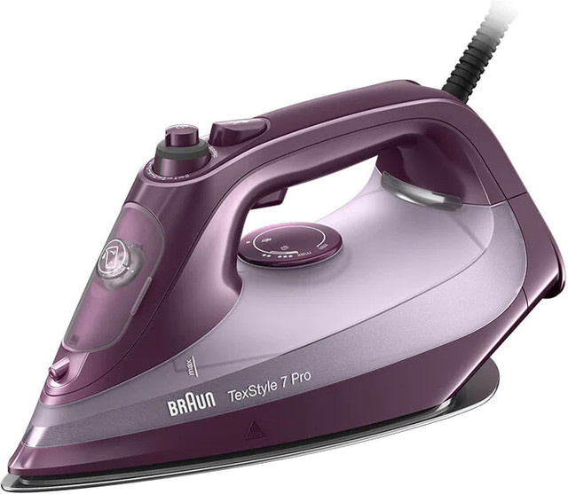 Braun TexStyle 7 Pro SI 7181 VI Dampfbügeleisen in Violett mit 3100 W, 230 g/min Dampfstoß und Anti-Calc-Funktion - Bild 1