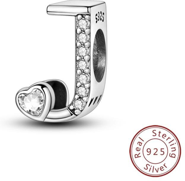 YIRAN Jewelry Charms, Kupfer, Herzform, Zirkonia, Perle, Weiß, Damen - Bild 1