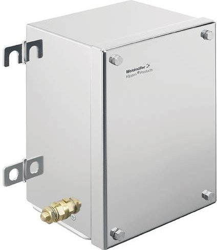 Weidmüller KTB FS 221513 S4E2 Gehäuse aus Edelstahl in Silber, B: 15,2 cm, H: 13,3 cm, T: 22,9 cm - Bild 1