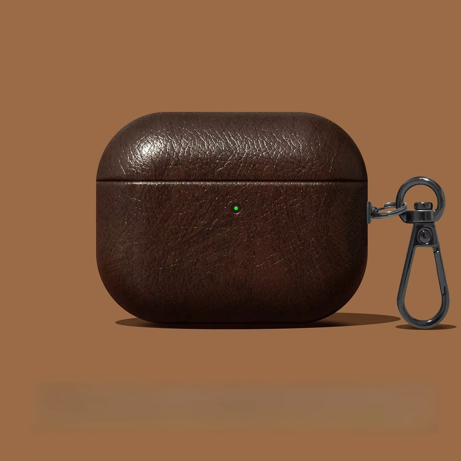 Apple Leder Schutzhülle für AirPods 1 2 3 4 Generation und AirPods Pro 2/3 Anti-Drop Case - Bild 2