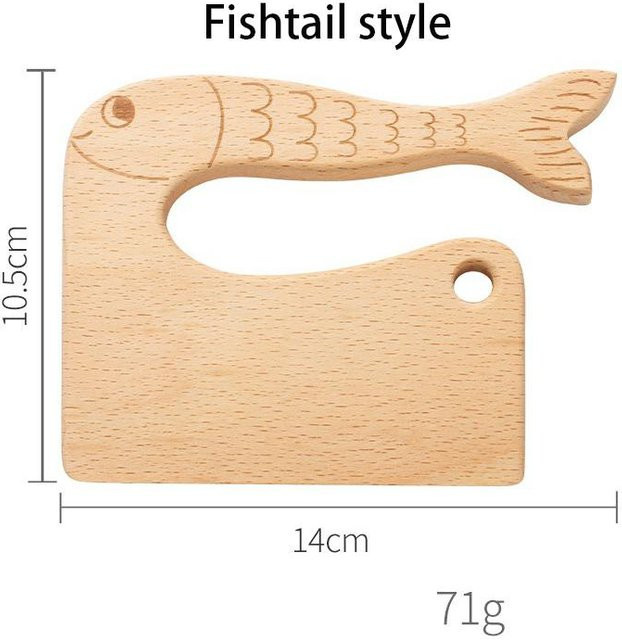 Kidsly Kochspielzeug Katze Fisch, Holz, ab 3 Jahre - Bild 1