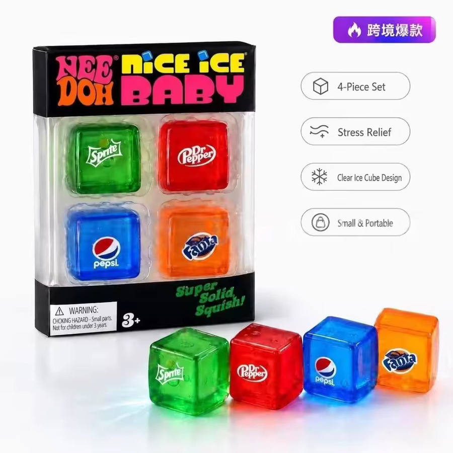 Needoh Mini Nice Ice Baby, Squishy Spielzeug, 4er-Pack - Bild 3