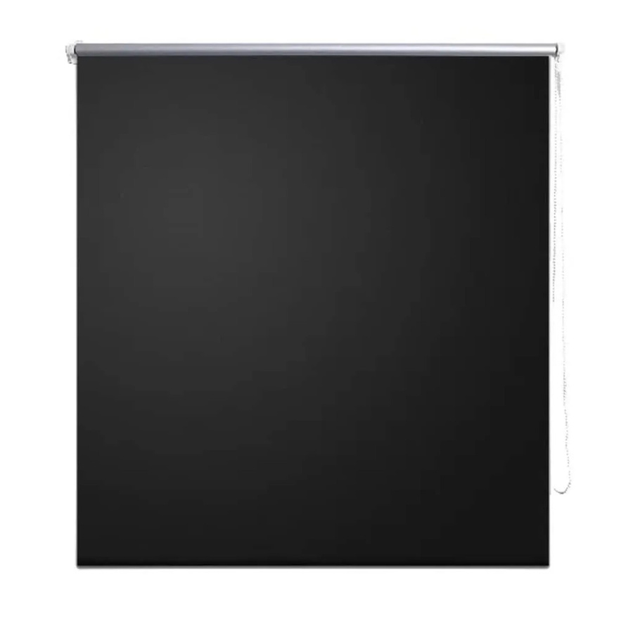 vidaXL Verdunkelungsrollo aus Polyester, Schwarz, Breite: 40 cm, Höhe: 100 cm - Bild 2