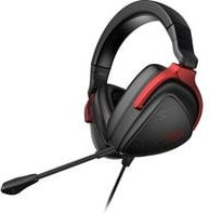 Asus ROG Delta S Core Gaming Over-Ear Headset mit 7.1 Surround Sound, kabelgebunden, Schwarz-Rot, 3,5 mm Klinke, für PC, PlayStation, Xbox und Nintendo Switch - Bild 1