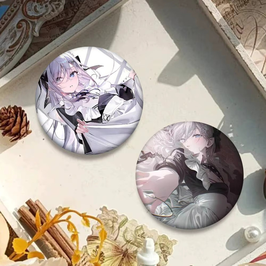 Kayou Abzeichen aus Weißblech, Anime P-Playing Death Games To Put Food On The Table Sorimachi Yuuki - Bild 4