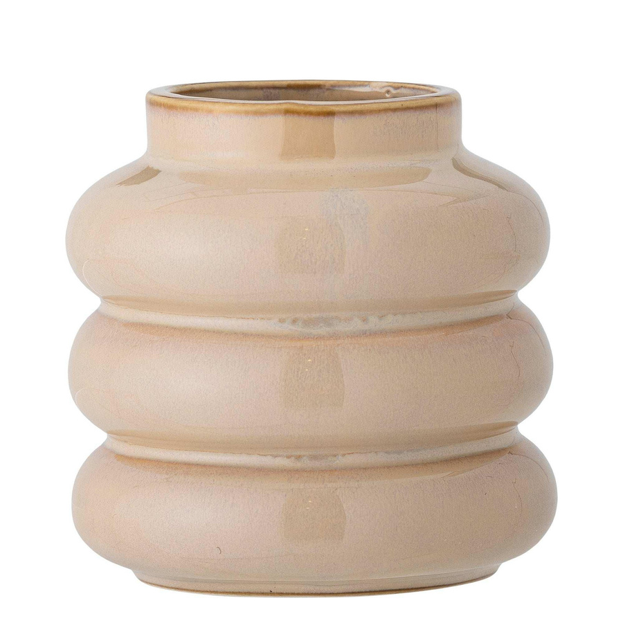 Bloomingville Keramikvase Iston in Beige, Höhe: 11 cm - Bild 1