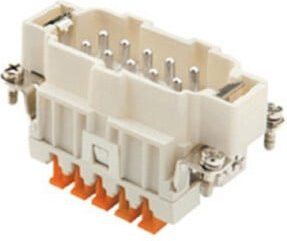 ILME Stifteinsatz CSHM 10 10pol. 16A 500V in Silber und Weiß - Bild 1