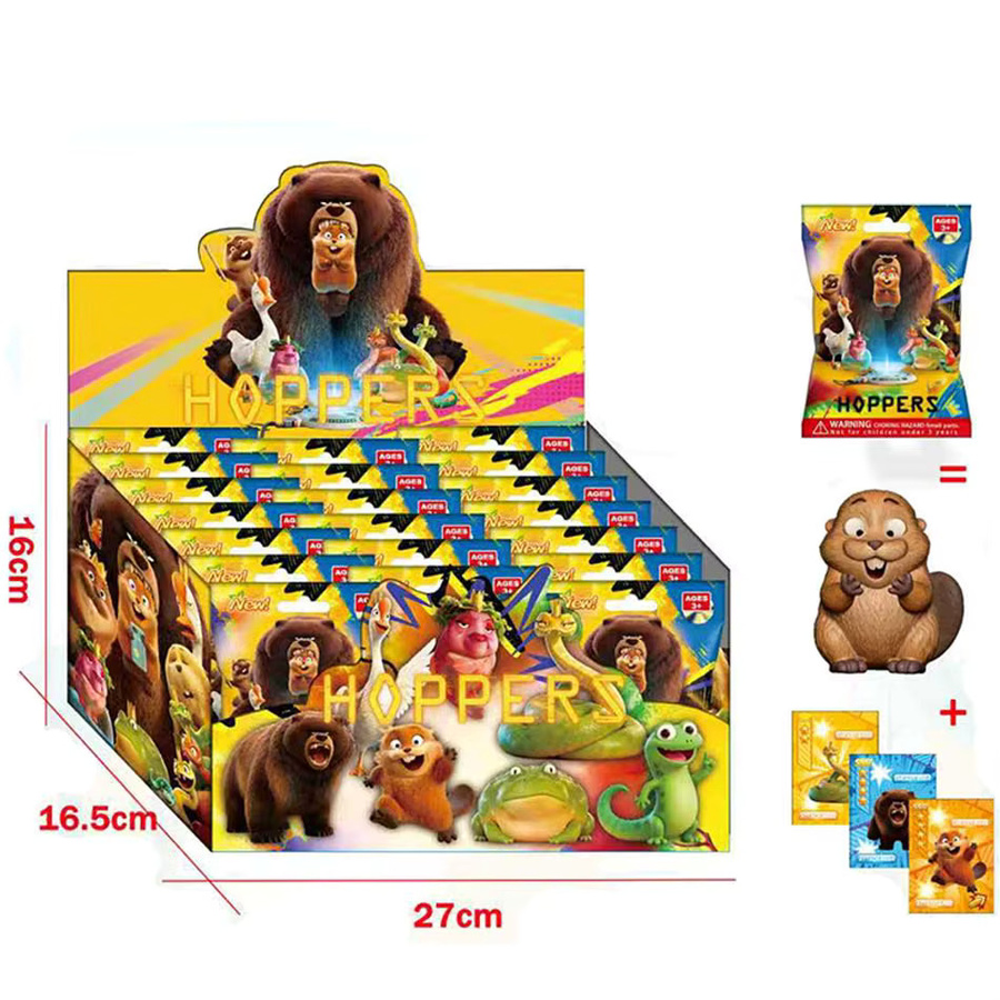 Bandai Disney Pixar Hoppers Beaver Transformation Plan Actionfiguren, 24-teiliges Set, ab 3 Jahren - Bild 2