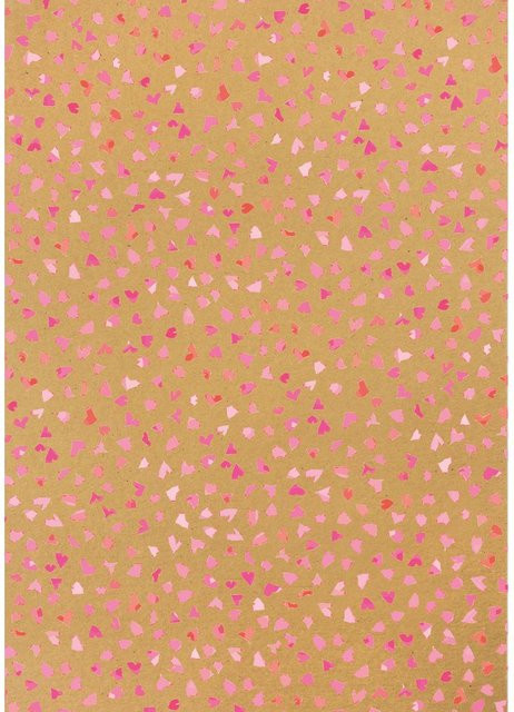 MarpaJansen Vintage-Fotokarton Tanzende Herzen in Pink und Rosa, Breite: 23,0 cm, Höhe: 23,0 cm - Bild 1