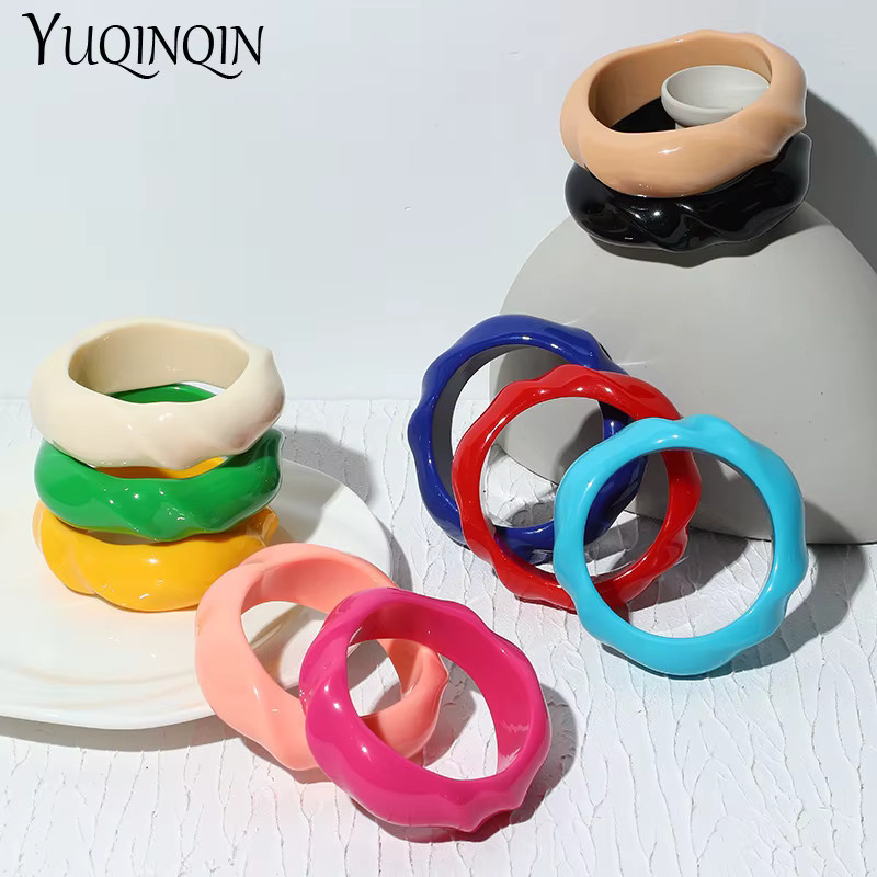 YUQINQIN Armband, Acryl, Weiß, Damen - Bild 2