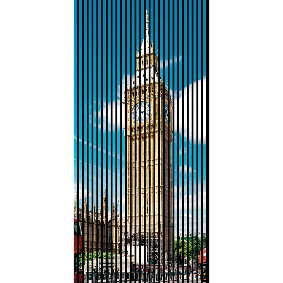 FN Acustico Akustikplatte London 1 in Multicolor aus PET und MDF mit Klebefläche, H x B x T: 240,0 x 113,3 x 1,9 cm - Bild 2