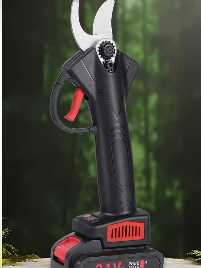 HGTUGO Kabellose elektrische Astschere mit 500W Bürstenmotor und 21V Akku, Schwarz, 25mm Schnittkapazität - Bild 7