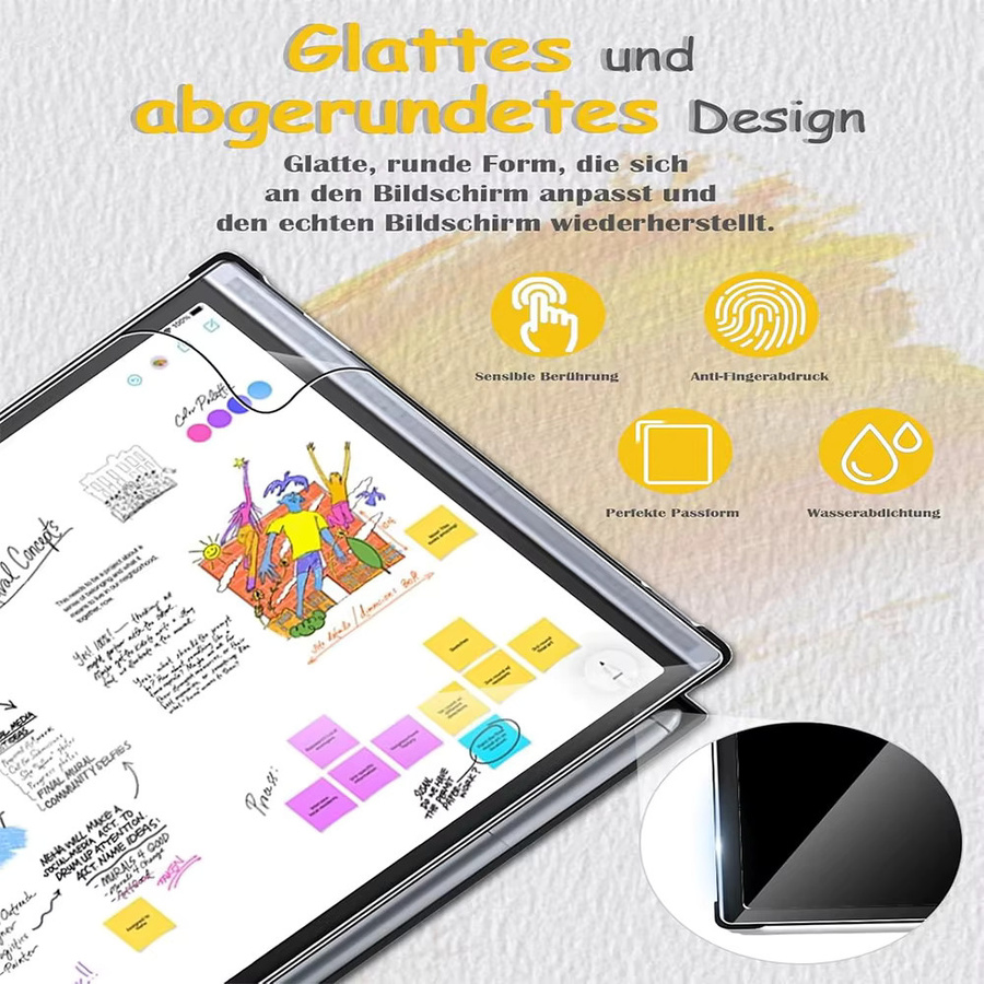 2-3 Stück HD vollhydraulische Hydrogel Schutzfolie für iFLYTEK AINOTE Air 2 8,2 Zoll Tablet transparent - Bild 3
