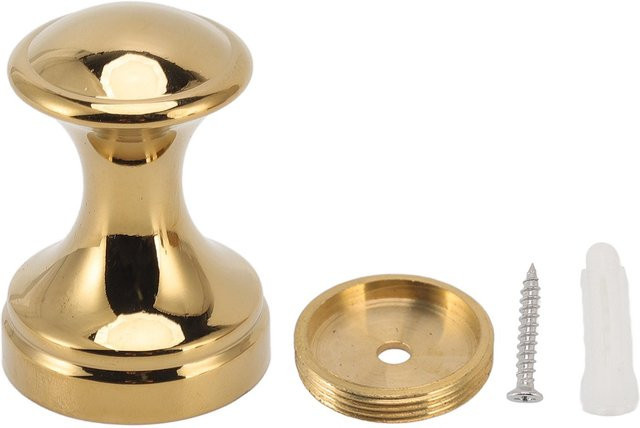 Meterk Wandhaken aus Messing in Gold gebürstet für Badezimmer und Friseursalons - Bild 1