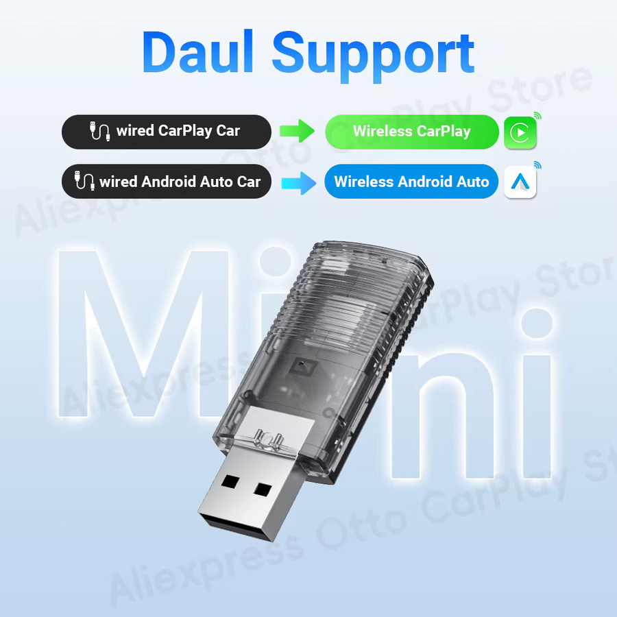 GetPairr A1 Mini 2-in-1 Wireless CarPlay und Android Auto Adapter Dongle für Volkswagen, Ford, Mazda und Chevrolet mit Wi-Fi und Bluetooth - Bild 6