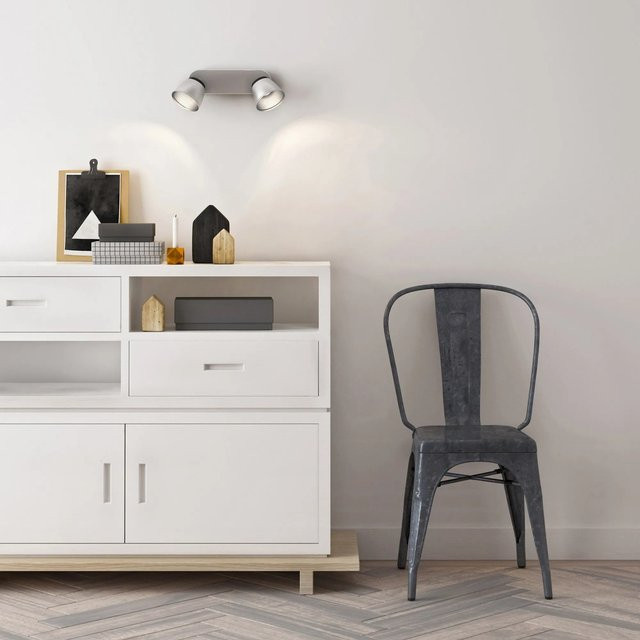 Philips myLiving LED-Spot 2er Set County in Stahl Gebürstet, Silber, verstellbar, Warmweiß - Bild 1