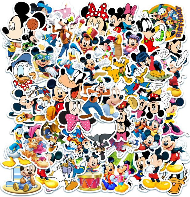 Disney Mickey Mouse Aufkleber, Bunt / Mehrfarbig - Bild 1
