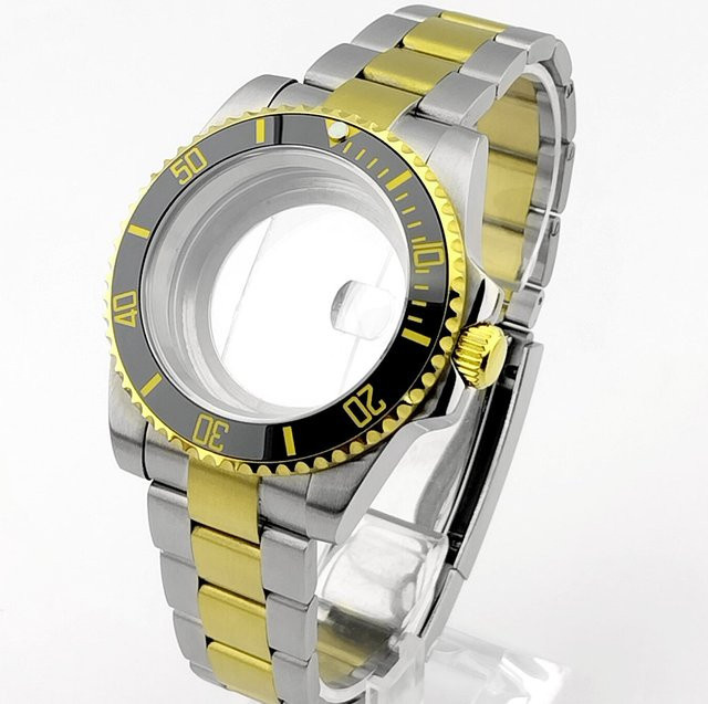 Kapak Uhrengehäuse und Armband, Gold, Edelstahl, 40,5 mm, Unisex - Bild 1