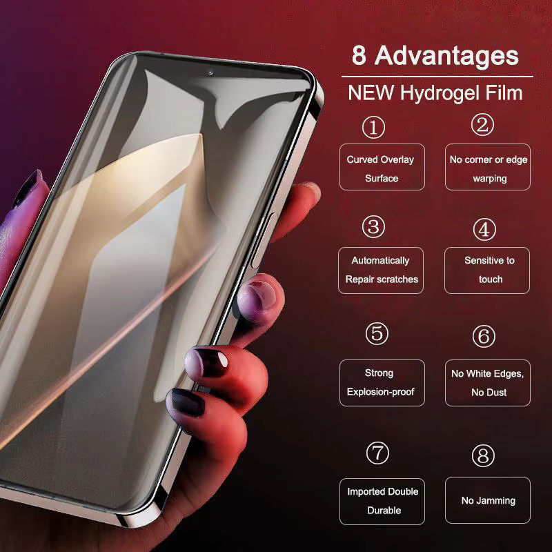 5er Pack Hydrogel Display Schutzfolie für Xiaomi Mi 15T Pro 14T 13T 12T 11T 10T 9T und Mi 15 Ultra 8 13 12 11 Lite transparent - Bild 2