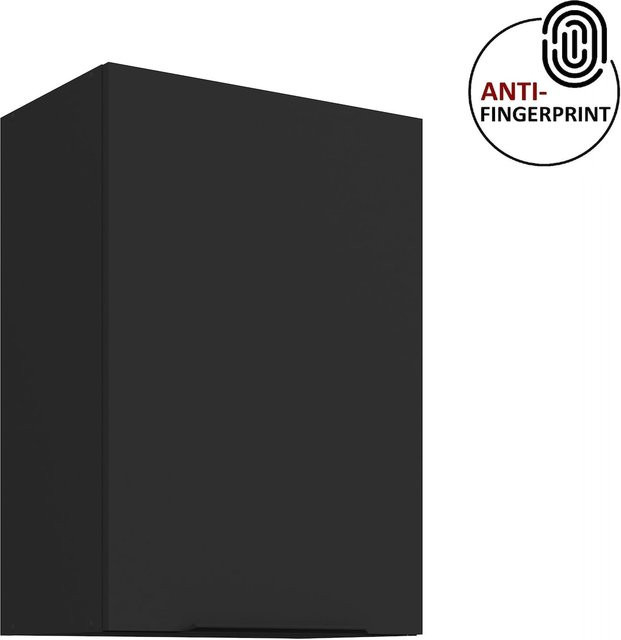 Küchen Hängeschrank ARIA Schwarz matt mit Einlegeböden - Bild 1