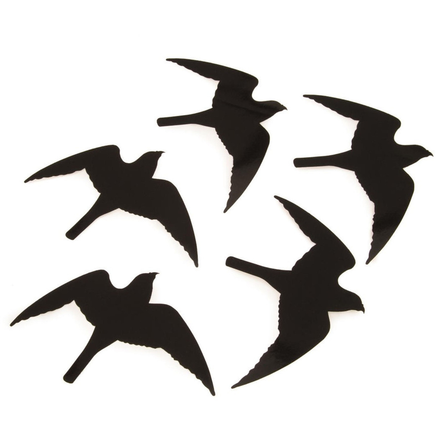 Esschert Design Vogelaufkleber für Fenster in Schwarz - Bild 4