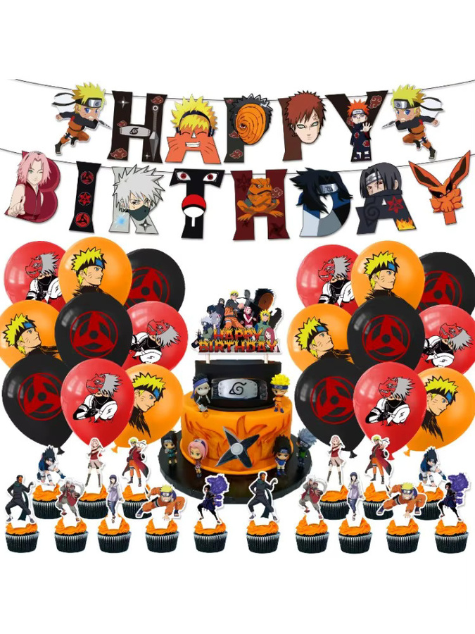 Naruto Uzumaki Folienballons, Partydekoration - Bild 3
