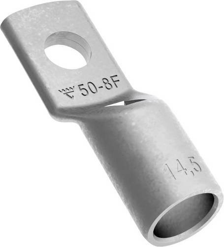 LAPP Rohrkabelschuh KRFS 50/6 aus Messing in Silber, 100 Stück - Bild 1